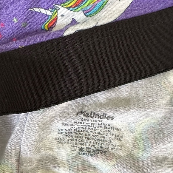 MeUndies Purple Unicorn Sports Bra - Picture 4 of 4